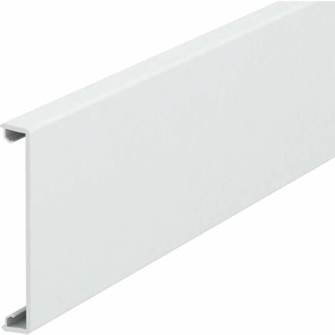 OBO Bettermann Oberteil glatt 80x2000mm Polyvinylchlorid reinweiß RAL 9010, 2 Meter, 6278680