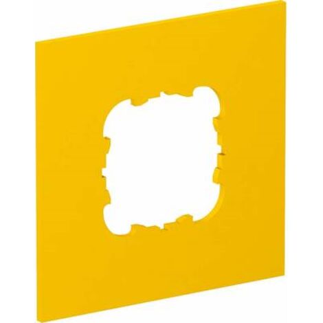 OBO Bettermann Piastra di copertura 1xEKR 95x95mm poliammide giallo colza RAL 1021, 6109834