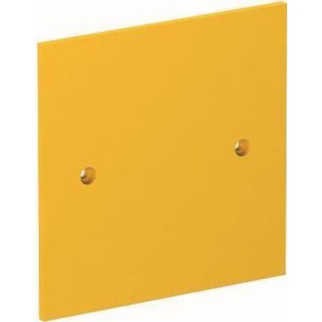 OBO Bettermann Piastra di copertura cieca 95x95mm Poliammide giallo colza RAL 1021, 6109842