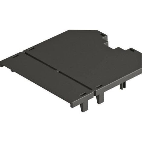 OBO Bettermann Piastra di copertura per UT3, cieca 82,5x76x2 poliammide nero grafite RAL 9011, 7408743