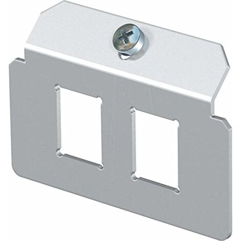 OBO Bettermann Piastra portante con 2 x fori tipo C acciaio inossidabile, inossidabile A2 1.4301, 7407788