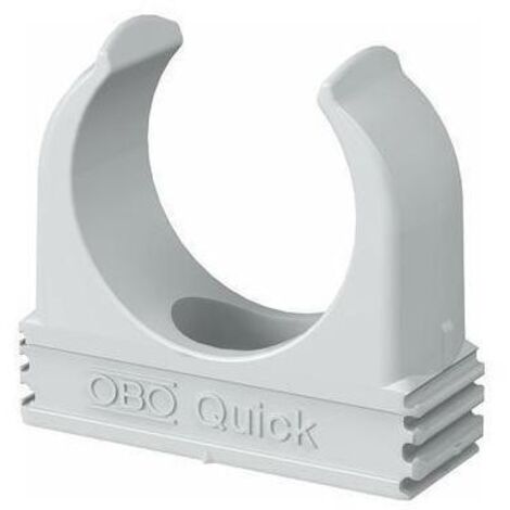 OBO Bettermann Quick-Klemmschelle M25 grau 100 Stück