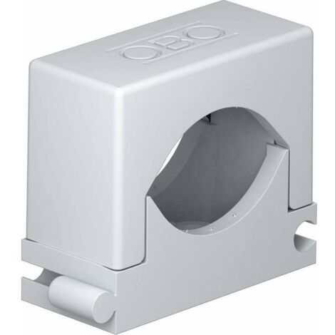OBO Bettermann Reihen-Druck-Schelle 3-7mm Polyamid lichtgrau RAL 7035, 2250071