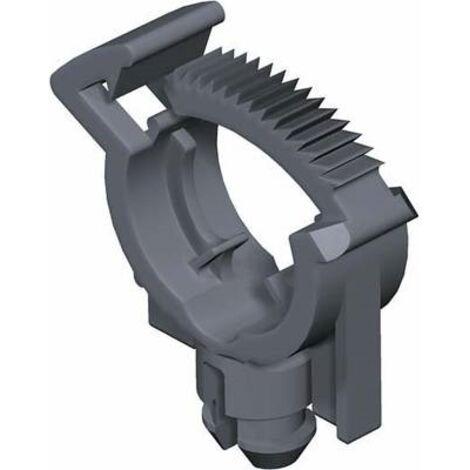 OBO Bettermann Scarico della trazione per bicchiere apparecchi Poliammide nero grafite RAL 9011, 7408650