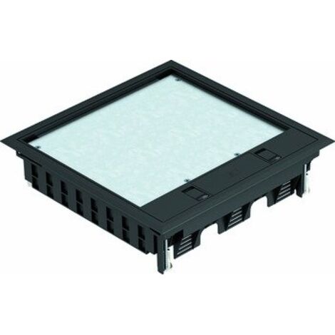 OBO-BETTERMANN SET PORTAMECANISMO GES9 3SU9011 PC/ABS GRAFITE NERO 7405085