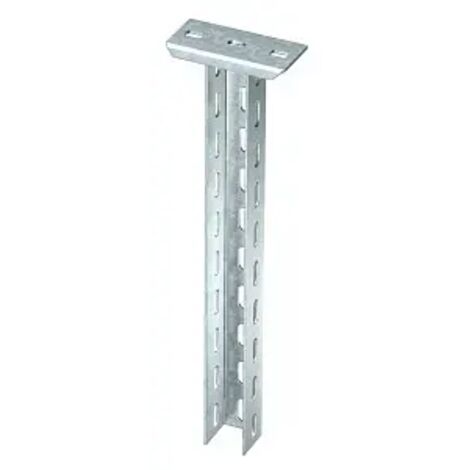 OBO Bettermann Support suspendu avec plaque de tête soudée 50x50x700 Acier galvanisé à chaud, 6341586