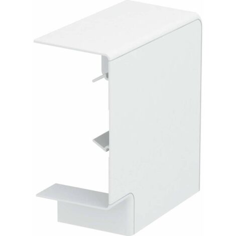 OBO-BETTERMANN SYSTÈME CANALIZACION - ENJOLIVEUR ANGULO, ANGLE PLAT/O AJUSTEMENT 70 X 130 MM BLANC 6274420