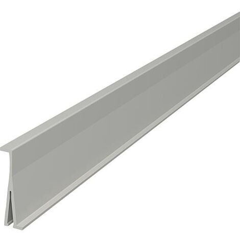 OBO Bettermann Trennwand 60x2000mm Polyvinylchlorid lichtgrau RAL 7035, 2 Meter, 6023118
