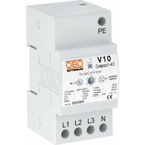 OBO Bettermann V10 Compact con segnalazione acustica 255V, 5093391