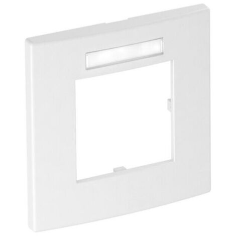 OBO Bettermann Vertr Abdeckrahmen 1fach 84x84mm rws AR45-BSF1 RW