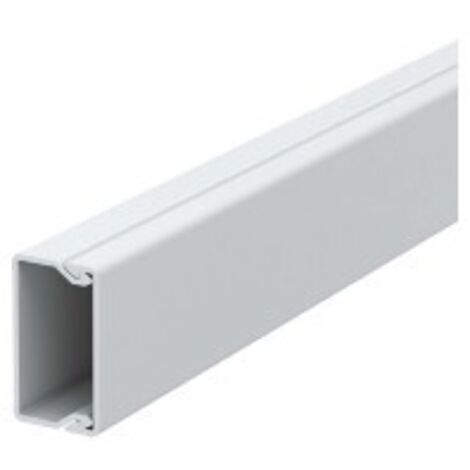 OBO Bettermann Vertr Wand+Deckenkanal m.Obert. 20x35mm,PVC WDK20035LGR 2 Stk