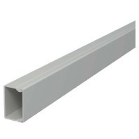 OBO Bettermann Vertr Wand+Deckenkanal m.Obert. 40x40mm,PVC WDK40040GR 2 Stk