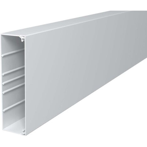 OBO Bettermann Vertr Wand+Deckenkanal m.Obert. 60x210mm,PVC WDK60210RW 2 Stk