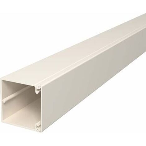 OBO Bettermann Vertr Wand+Deckenkanal m.Obert. 60x60mm,PVC WDK60060CW 2 Stk