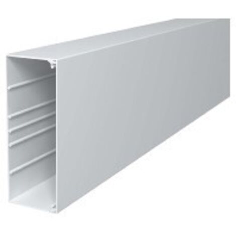 OBO Bettermann Vertr Wand+Deckenkanal m.Obert. 80x210mm,PVC WDK80210RW 2 Stk