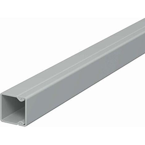 OBO Bettermann Vertr Wand- und Deckenkanal 20x20x2000 PVC sgr WDK20020GR 2 Stk