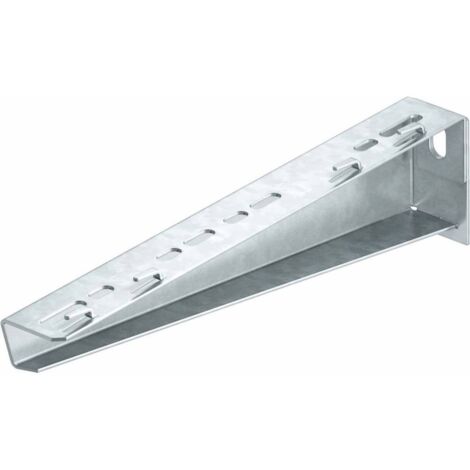 OBO Bettermann Wand- und Stielausleger für Gitterrinne B110mm Stahl bandverzinkt, 6424600