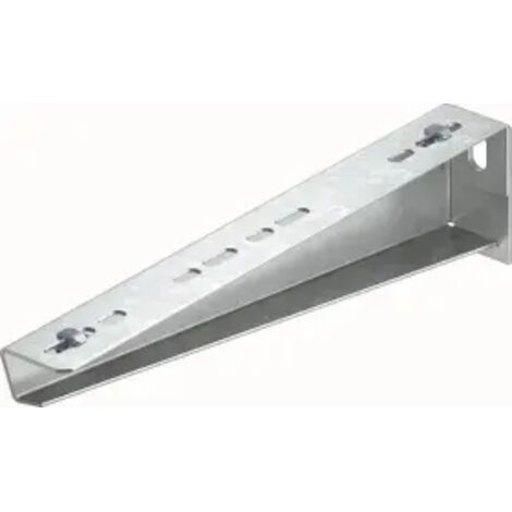 OBO Bettermann Wand- und Stielausleger inklusive Schnellbefestigung B410mm Stahl bandverzinkt, 6424556