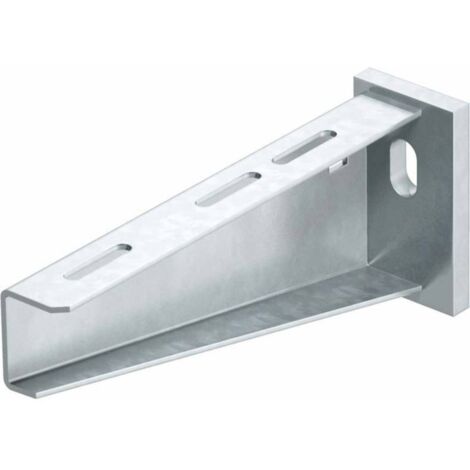 OBO Bettermann Wand- und Stielausleger mit angeschweißter Kopfplatte B810mm Stahl tauchfeuerverzinkt, 6418686