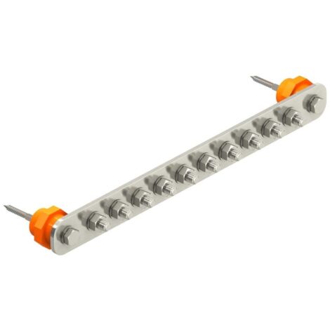 OBO Potentialausgleichsschiene 1802/10-VA NIRO BigBar 10 Anschlüsse