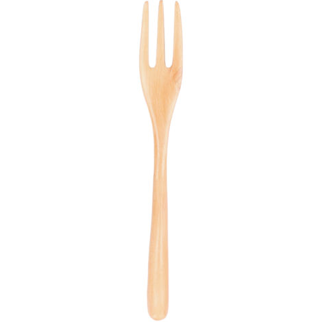 Obstsalatgabel aus Holz, Dessertgabel fürs Mittagessen, Küchenutensil für Büro und Outdoor-Aktivitäten