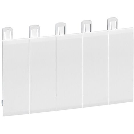OBTURATEUR 5 MODULES BLANC RAL 9010 (LEGRAND 001660)