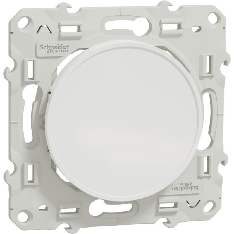 Odace, obturateur blanc, à griffes - S525666 - Schneider Electric