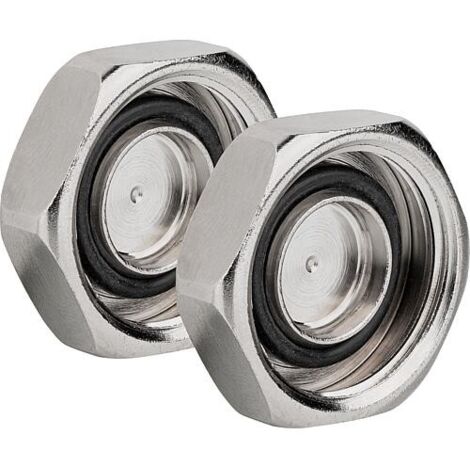 Obturateur avec joint DN 20(3/4") femelle, UE 2 pièces