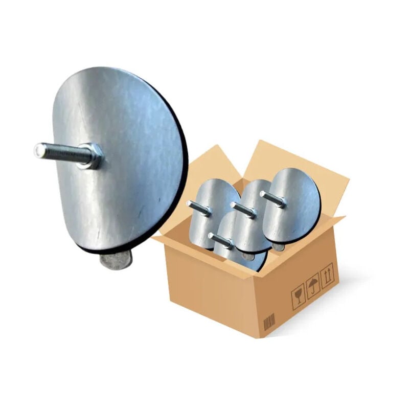 Lot d'obturateur de colonne, diamètre 40 mm, tampon hermétique inox, 10 pièces