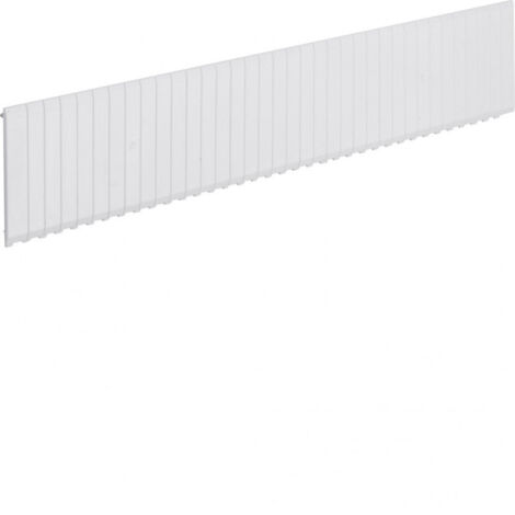 Obturateur en bande pour coffrets vector IP55 18 modules RAL 7035 gris clair HAGER VZ416