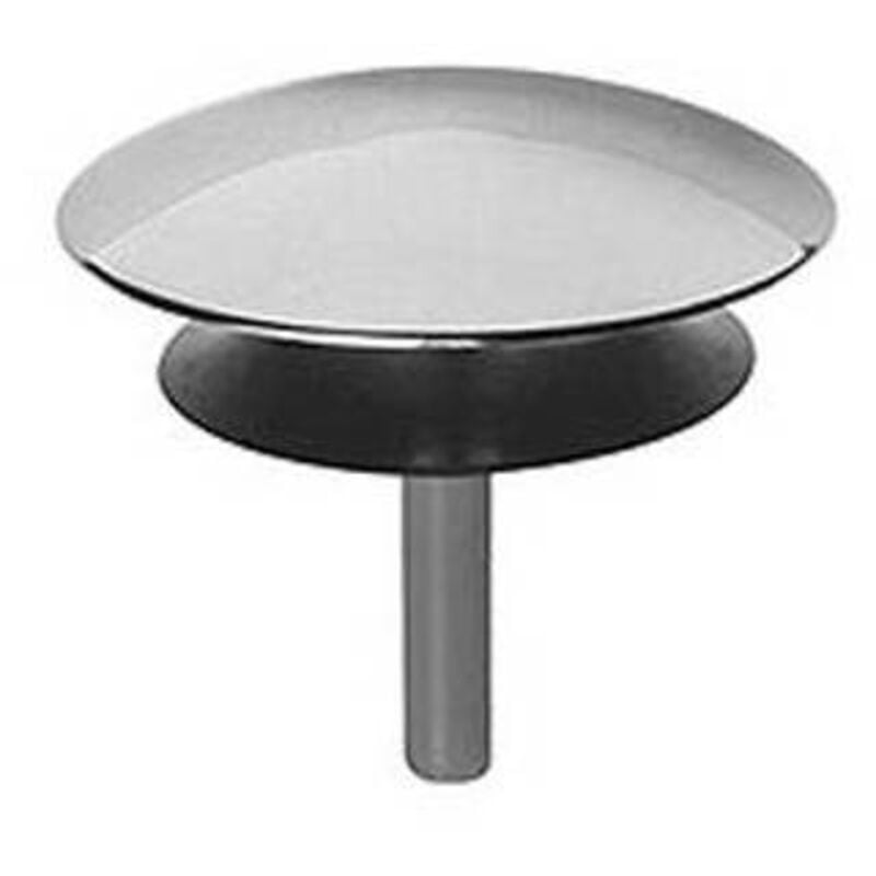 Obturateur en laiton chromé pour colonne de baignoire