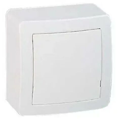 Obturateur en saillie blanc complet avec cadre Alréa SCHNEIDER ELECTRIC ALB62420