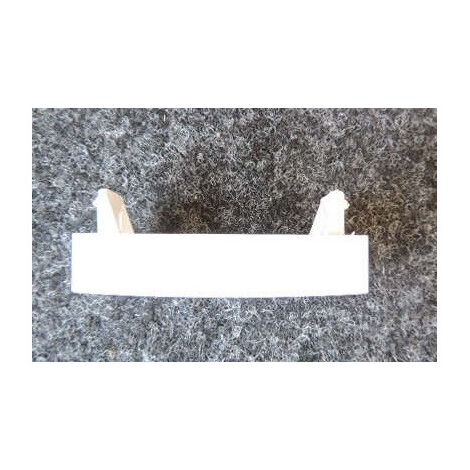 Obturateur et sortie de fil blanc 1 module format 45 pour moulure Logix Planet Wattohm