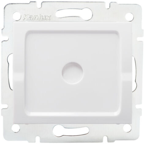 Obturateur LOGI – Blanc – 71x71mm – ABS – IP20 – Kanlux