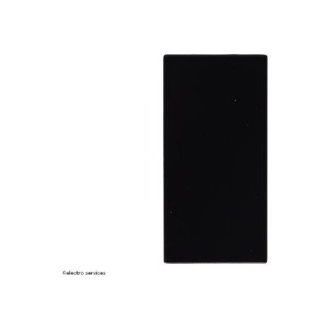 Obturateur Mosaic 1 module finition noir LEGRAND 079370L