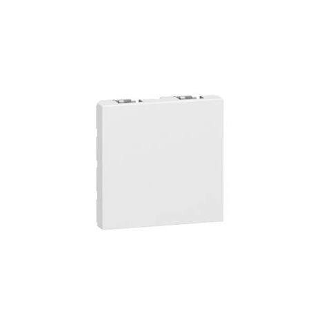 Obturateur Mosaic 2 modules blanc antimicrobien LEGRAND 078721