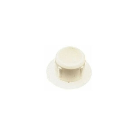 Obturateur pvc - Pour trou de diamètre : 12 mm - Décor : Marron - Diamètre extérieur : 17 mm - ITAR - Vendu à l'unité