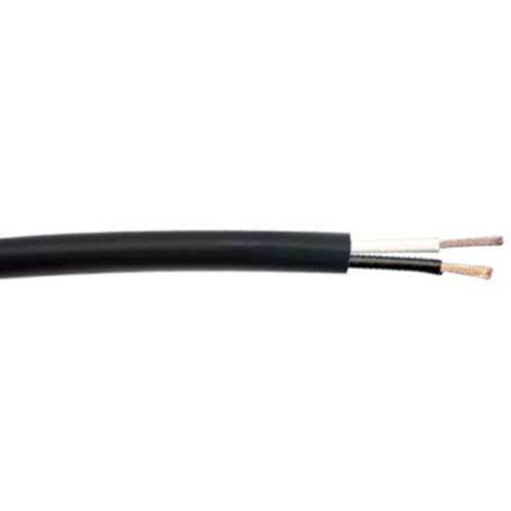 Oc-Pro – Câble électrique auto souple 2 x 1.5 mm² – Longueur 25 mètres – Isolé en PVC pour flexibilité – Câble rond pour installations électriques