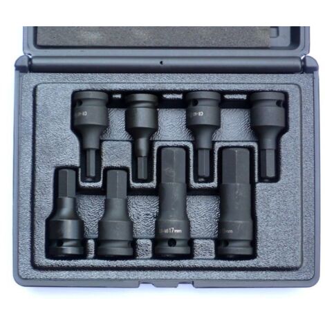 Kit 40 Pièces Douilles Hexagonales Torx Spline Avec Coffret - Outils Réparation Automobile 3/8 1/2 Pouces