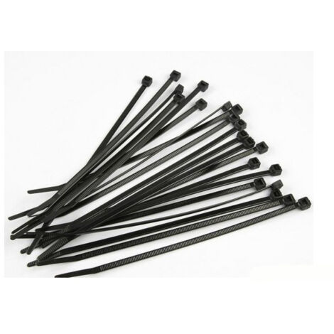 Oc-Pro – Lot de 40 attaches câbles rilsan noirs 550 mm x 9 mm – Fixation sécurisée pour câbles – Résistantes aux environnements variés