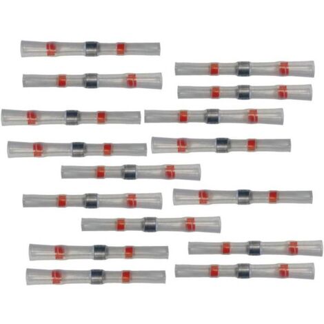Oc-Pro – Manchons prolongateurs thermorétractables rouges 40 pièces – Section 0.5 à 1.5 mm² – Connexions étanches et durables – Pour câbles électriques