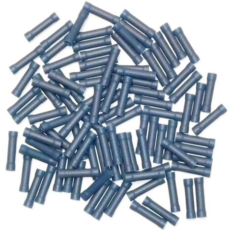 Oc-Pro – Cosses électriques prolongateurs bleus sachet de 100 – Compatibles fils 1,5 à 2,5 mm² – Connexion sécurisée pour installations électriques