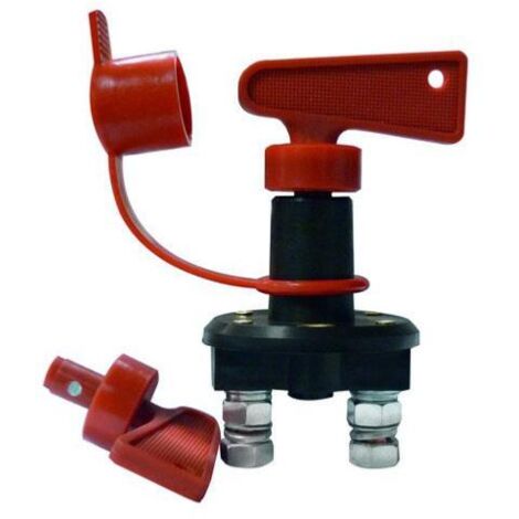 Oc-Pro – Coupe batterie 100A M8 – Bornes M8 – Capacité 500A pendant 5s – Pour circuits électriques