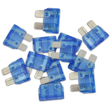 Oc-Pro – Fusibles enfichables 15A sachet de 25 – Protection appareils électriques – Dimensions 19 x 4,5 mm – Couleur bleue pour usage standard