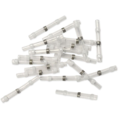 Oc-Pro – Manchons prolongateurs thermorétractables incolores – Lot de 40 – Résine d'étanchéité pour connexions électriques – Section jusqu'à 0.5 mm²