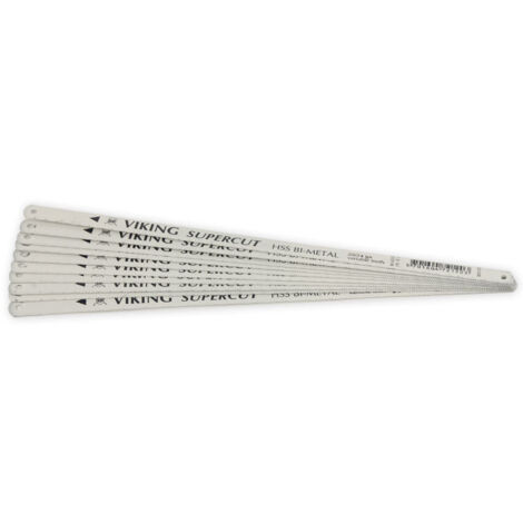 Oc-Pro – Lames de scie bi-métal 8-10 dents au cm – Acier HSS pour coupe précise – Lot de 10 lames pour usage intensif sur chantier