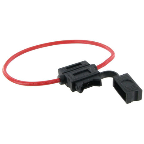 Oc-Pro – Porte fusible enfichable 1 fusible – Compatible avec fusibles 10A à 25A – Protection électrique – Câble de connexion inclus