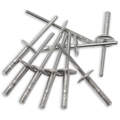 Oc-Pro – Rivets pop aveugle maxigrip tête extra large 4.8 x 25 mm – Aluminium – 125 pièces – Fixation étanche pour projets exigeants