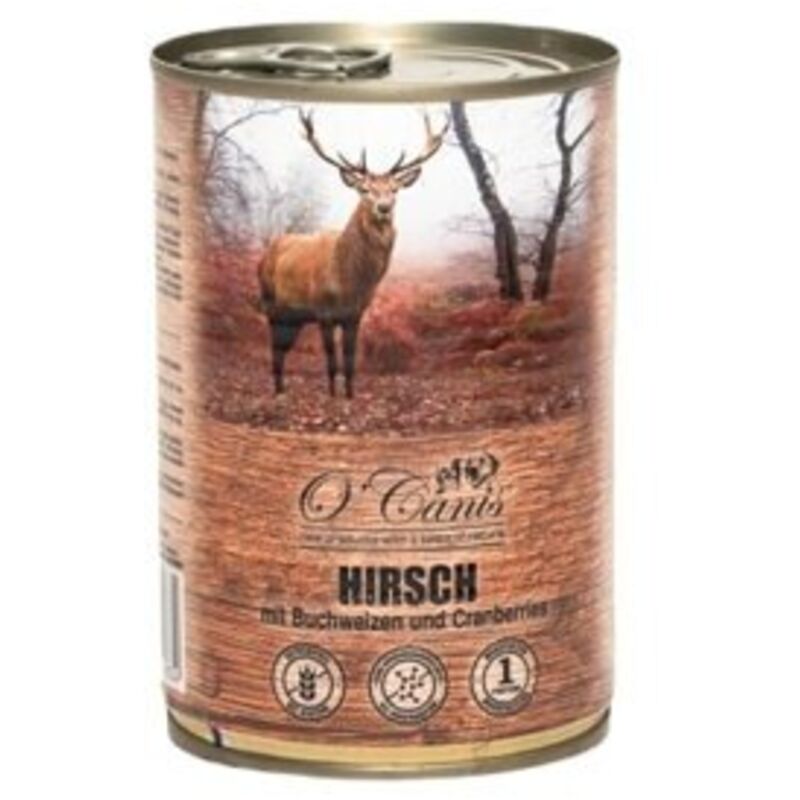 Meccanica Benassi Ocanis Hirsch Mit Buchweizen Nassfutter Für Hunde 400 G