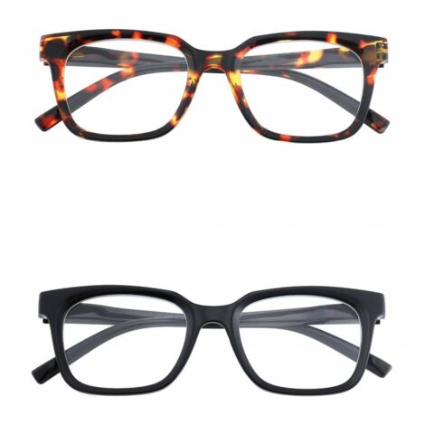 OCCHIALI 2X1  TWIN/10 NERO E TARTARUGA  D. 2
